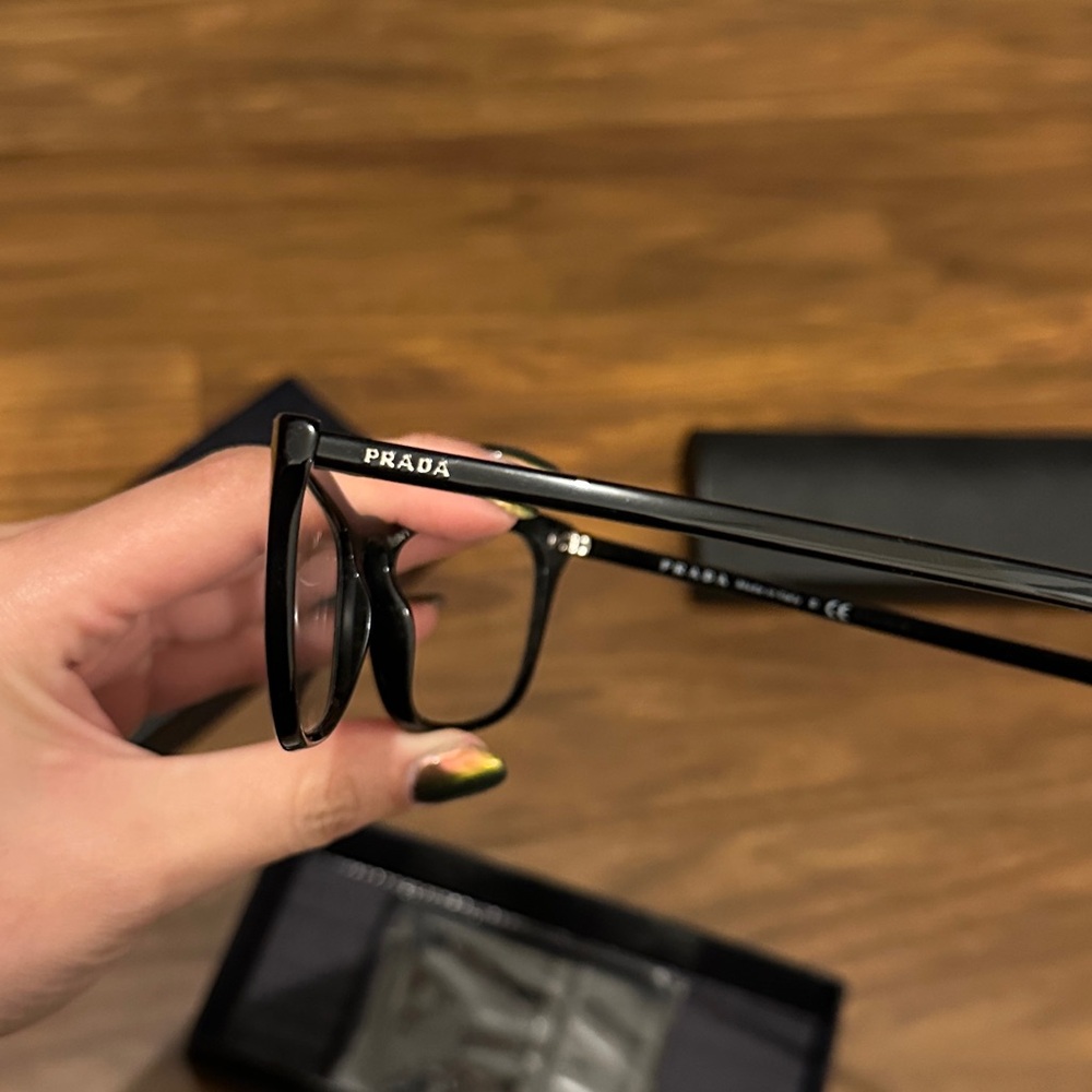 Prada Black Women's Glasses - Picture 2 of 5